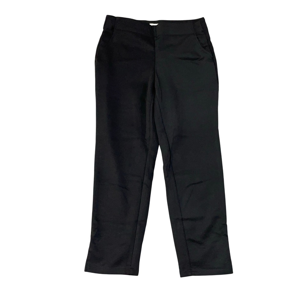 Max Studio Women's Size M Black Pull On Pants Polyester Rayon Blend